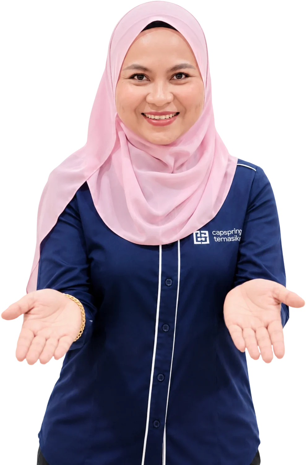Saliza Binti Mohd Yunus welcoming your enquiry