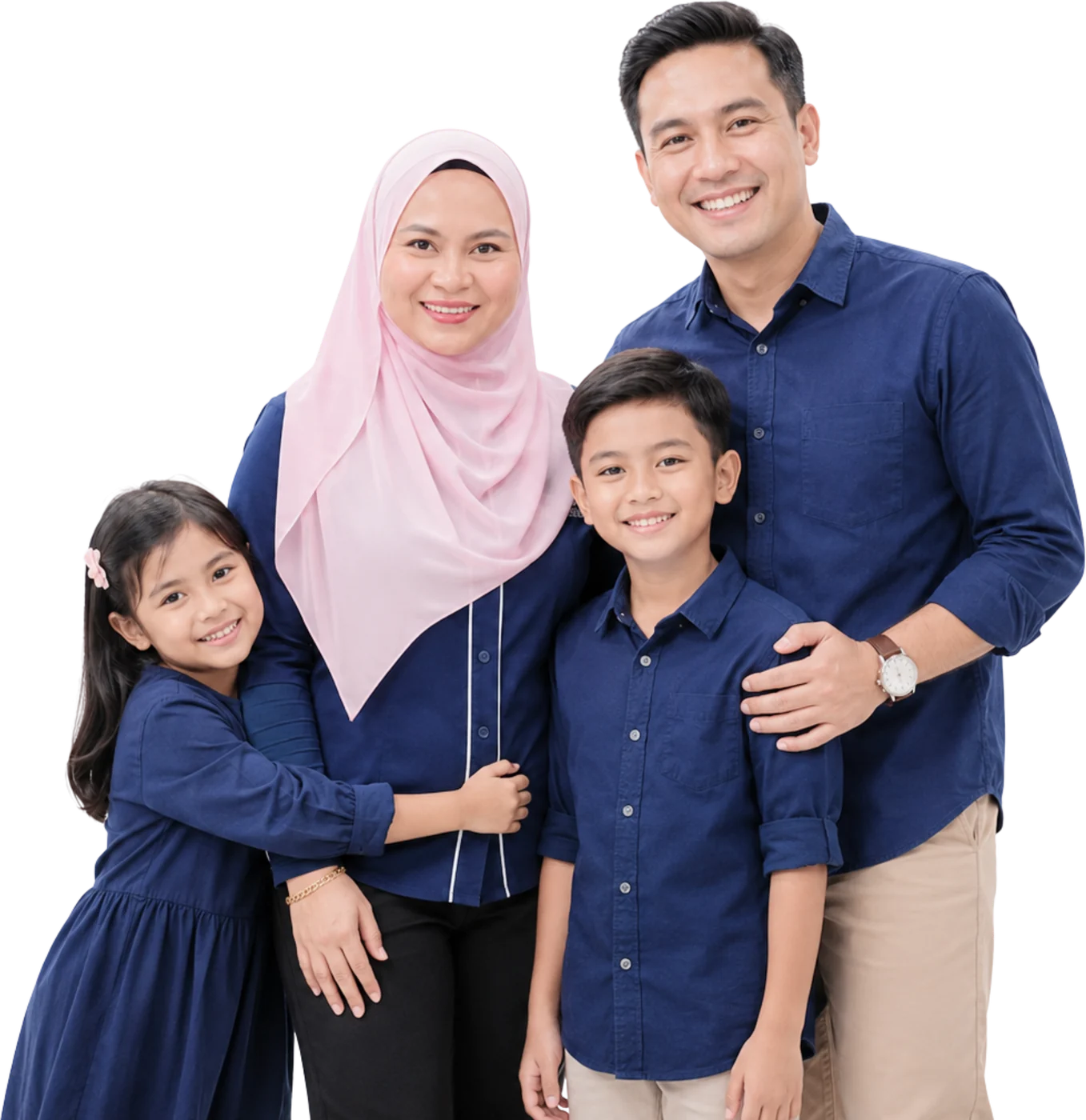 A Malaysian family protected by hibah takaful
